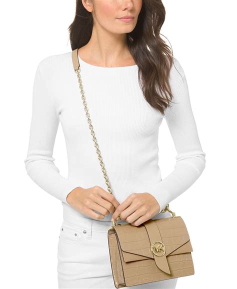 michael michael kors greenwich small convertible leather crossbody|MICHAEL Michael Kors Greenwich Small Convertible Crossbody.